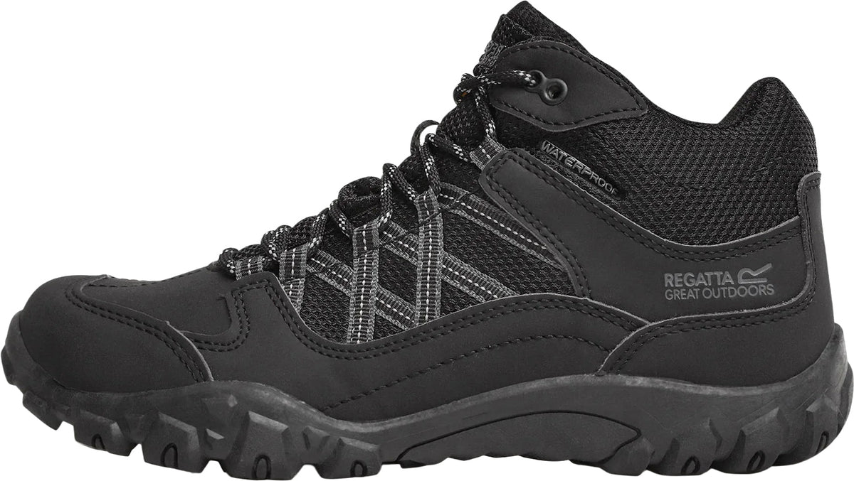 Regatta Men's Edgepoint Waterproof Walking Boots - Black