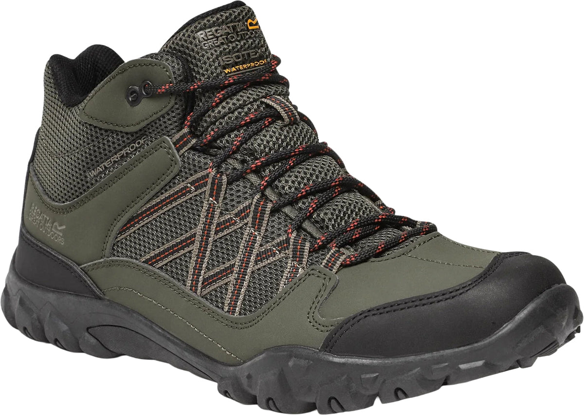 Regatta Men's Edgepoint Waterproof Walking Boots - Green