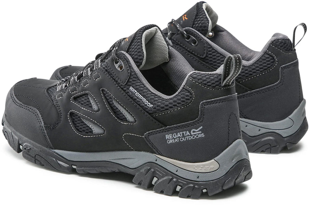 Regatta Men's Holcombe Waterproof Walking Shoes - Black