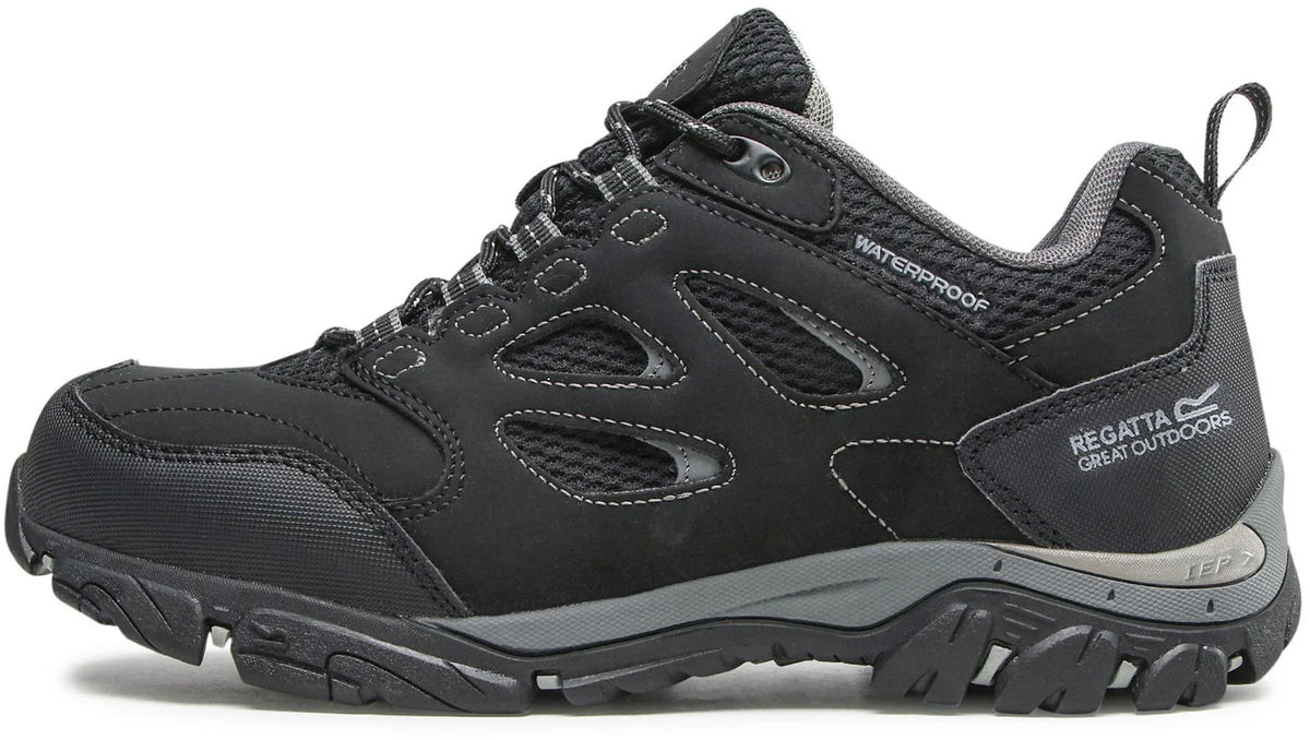 Regatta Men's Holcombe Waterproof Walking Shoes - Black