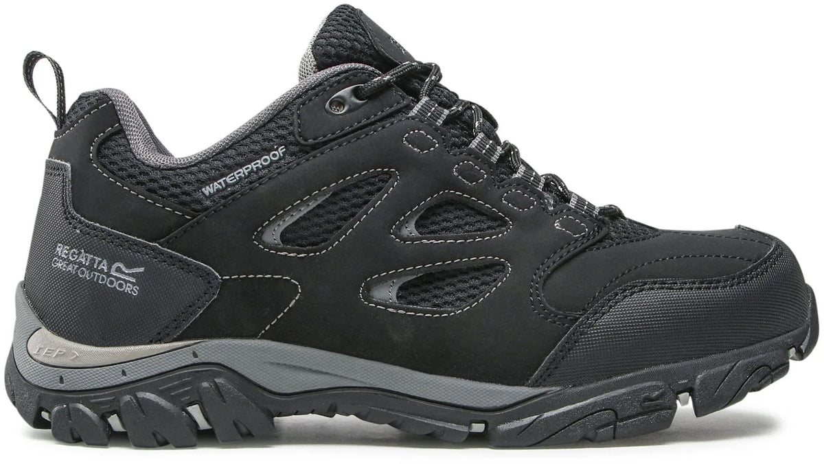Regatta Men's Holcombe Waterproof Walking Shoes - Black