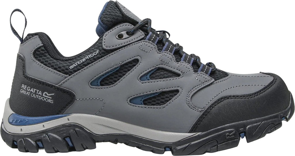 Regatta Men's Holcombe Waterproof Walking Shoes - Grey