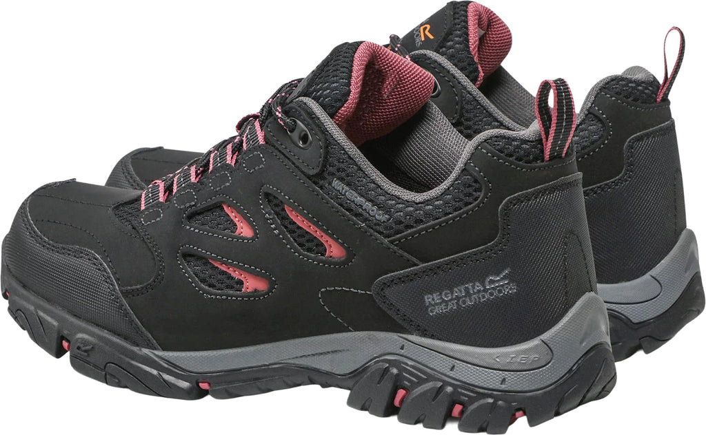 Regatta Women's Holcombe Waterproof Walking Shoes - Black