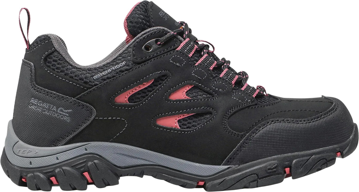 Regatta Women's Holcombe Waterproof Walking Shoes - Black