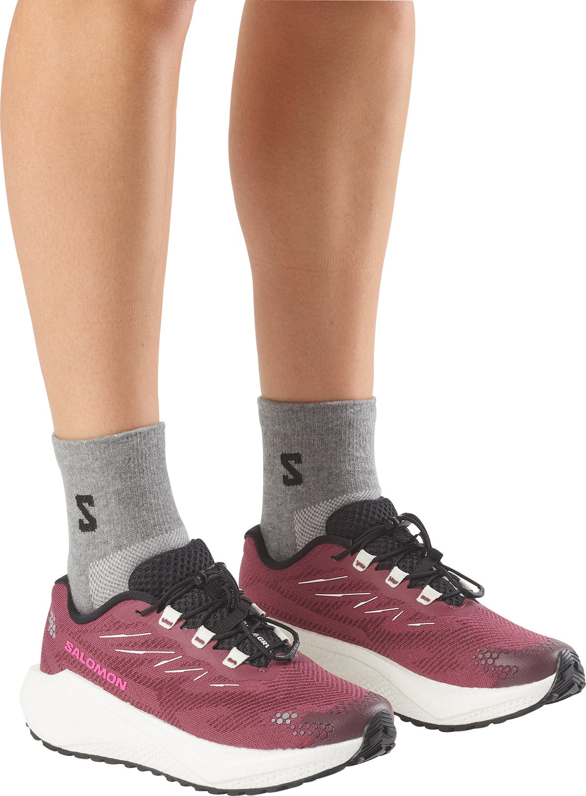 Salomon Women's Aero Blaze 4 GRVL Trail Running Shoes - Red