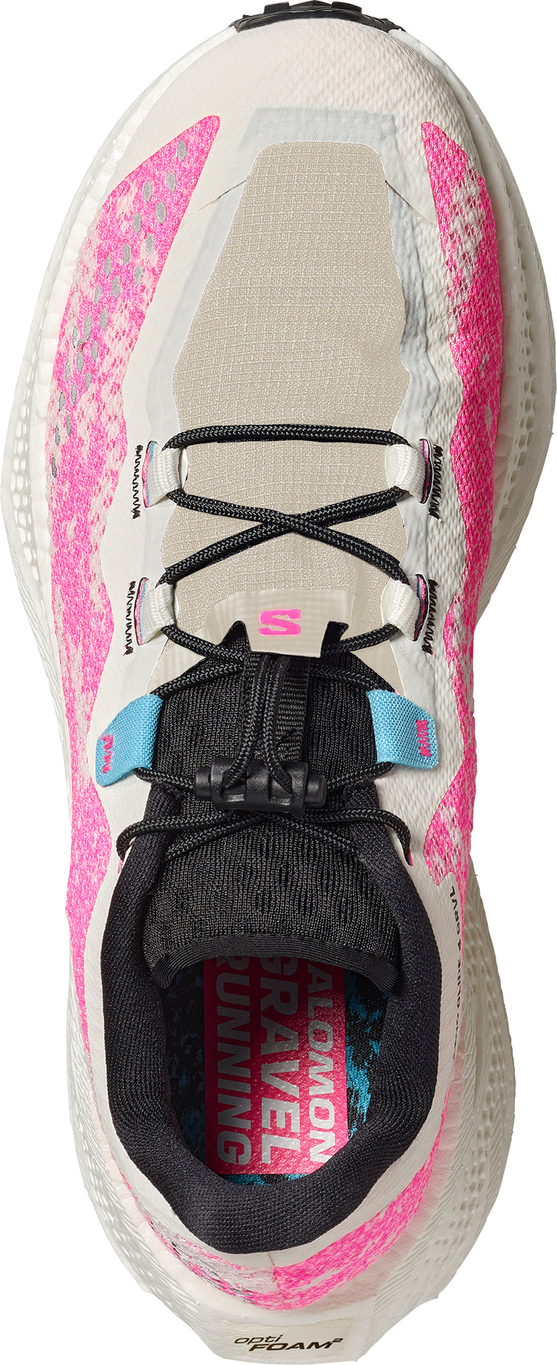 Salomon Women's Aero Glide 4 GRVL Trail Running Shoes - Cream