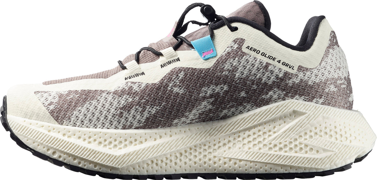 Salomon Women's Aero Glide 4 GRVL Trail Running Shoes - White