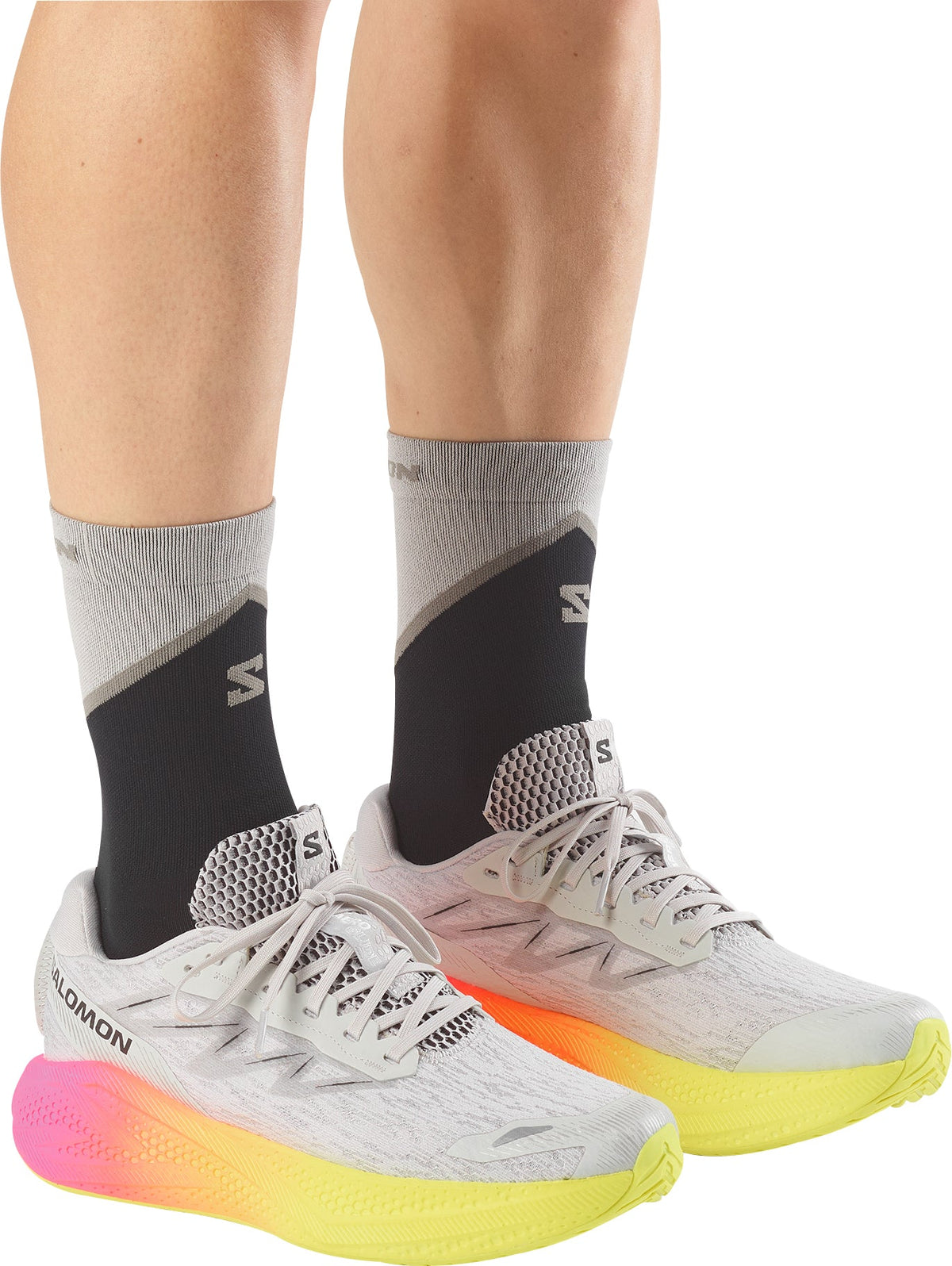 Salomon Men's Aero Glide 4 Running Shoes - Grey