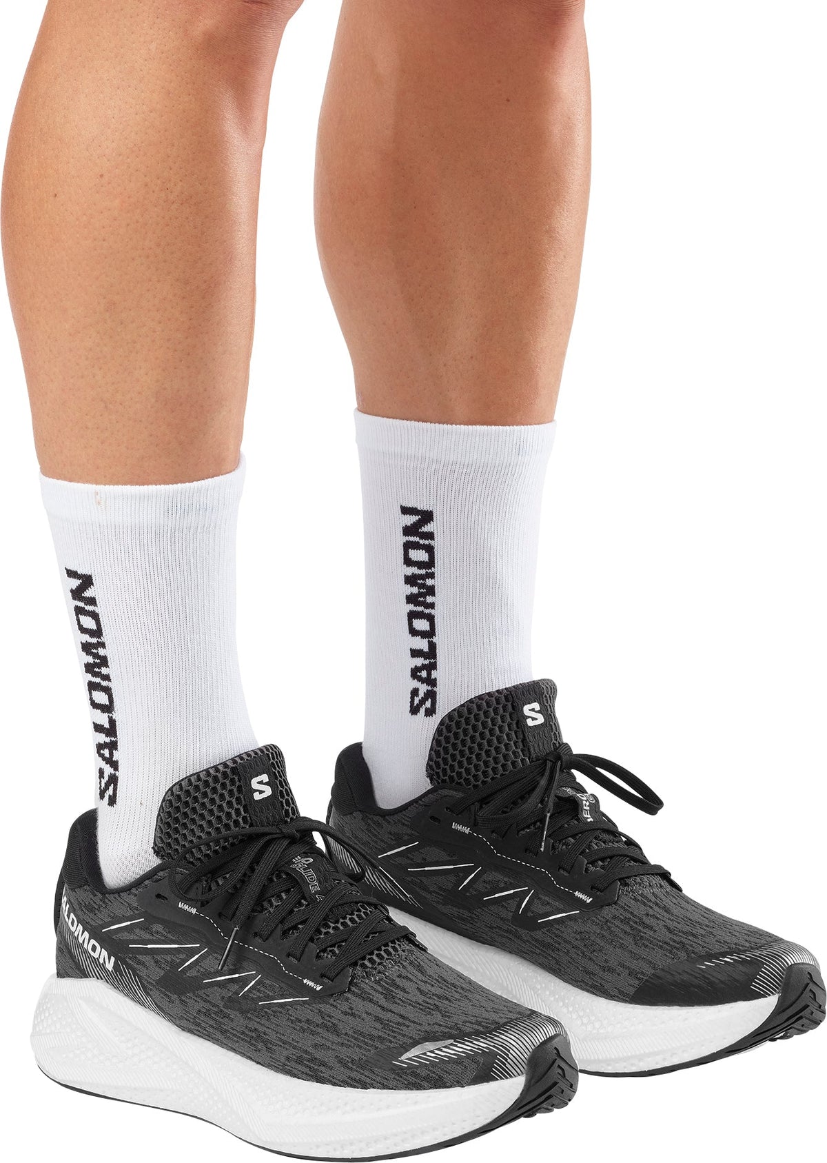 Salomon Men's Aero Glide 4 Running Shoes - Black