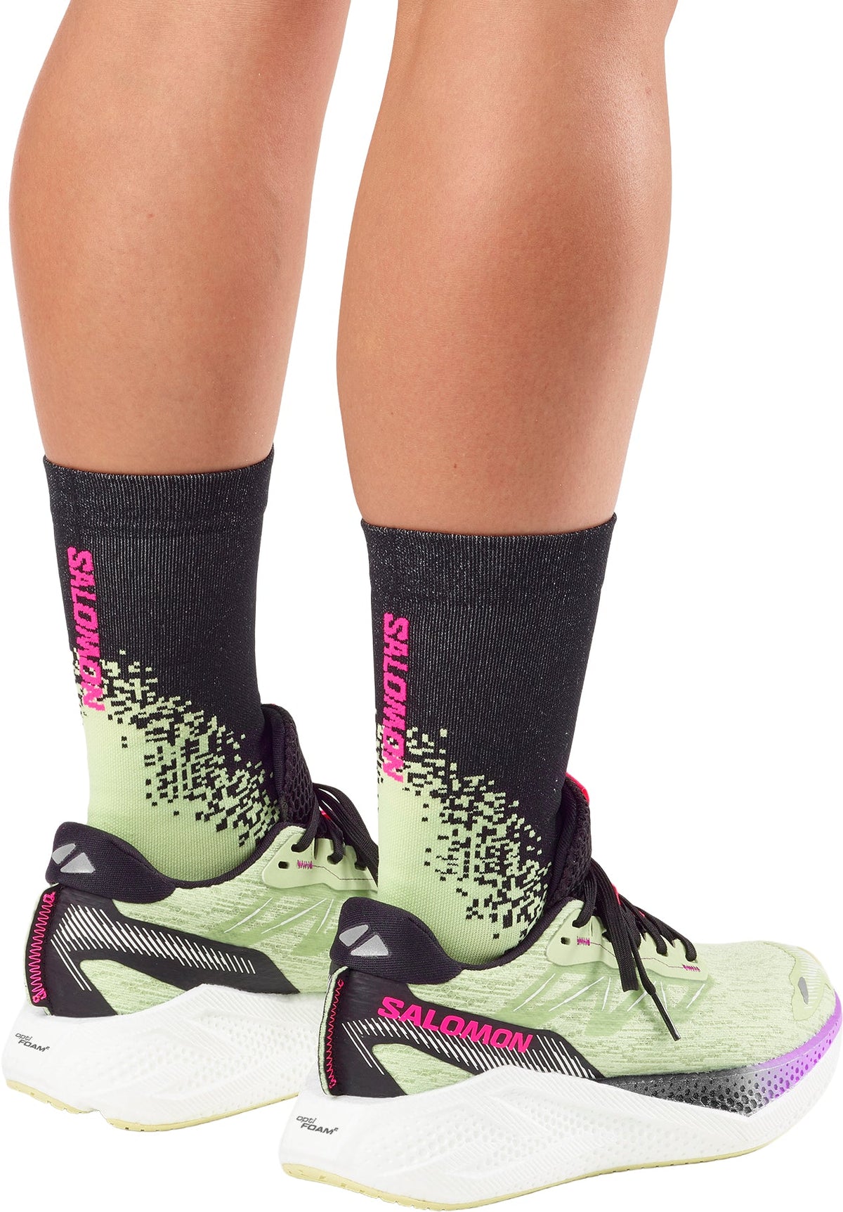 Salomon Women's Aero Glide 4 Running Shoes - Green