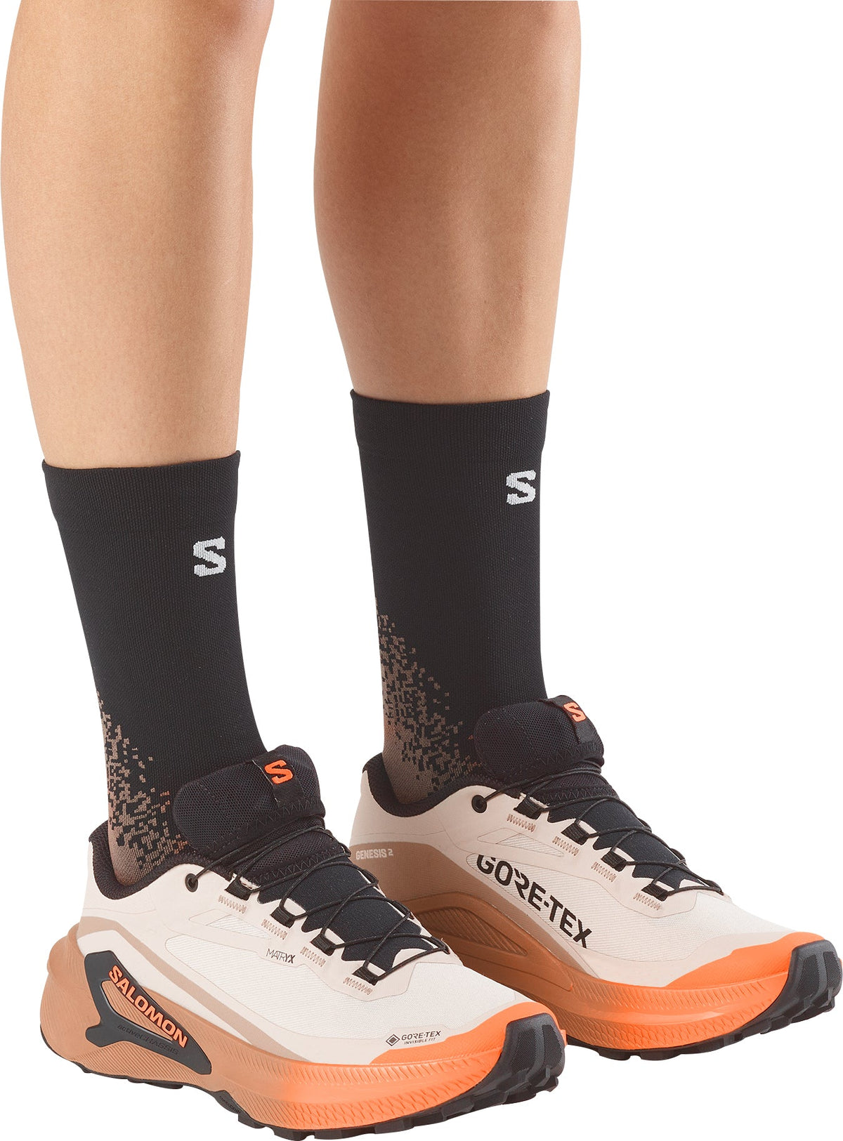 Salomon Women's Genesis 2 GORE-TEX Trail Running Shoes - Brown