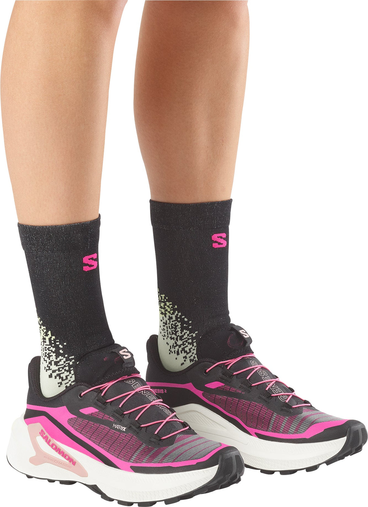 Salomon Women's Genesis 2 Trail Running Shoes - Black