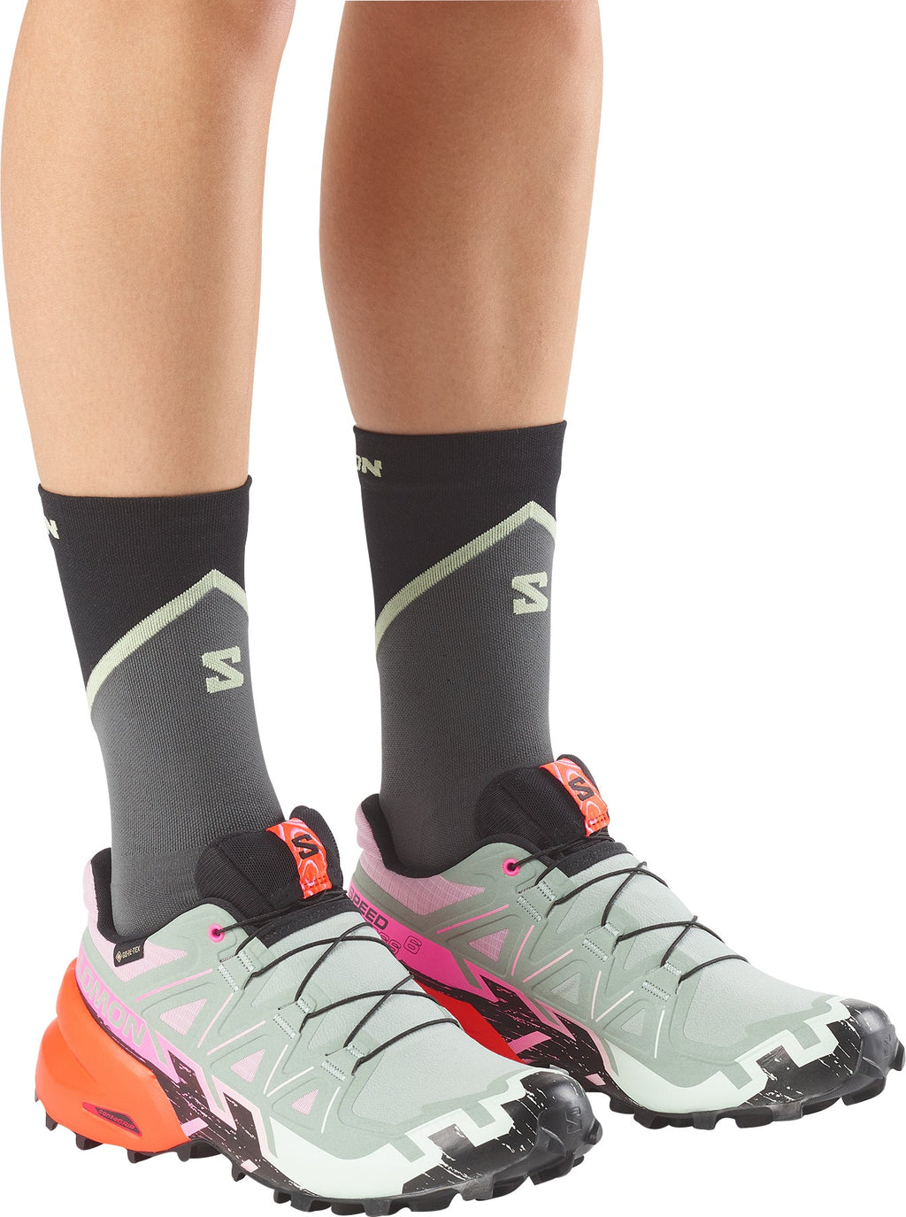 Salomon Women's Speedcross 6 GORE-TEX Trail Running Shoes - Green