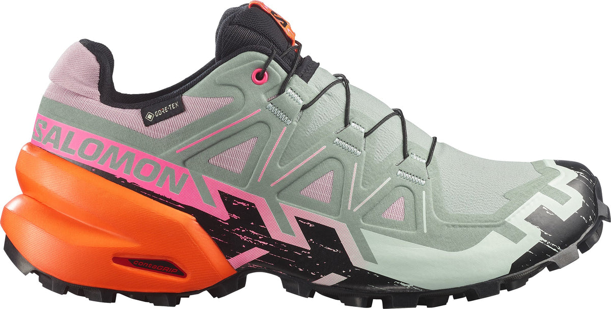 Salomon Women's Speedcross 6 GORE-TEX Trail Running Shoes - Green