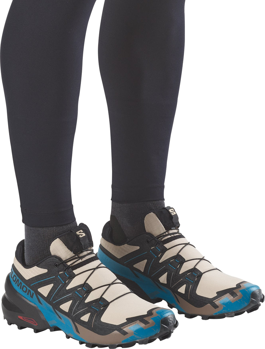Salomon Men's Speedcross 6 Trail Running Shoes - Beige