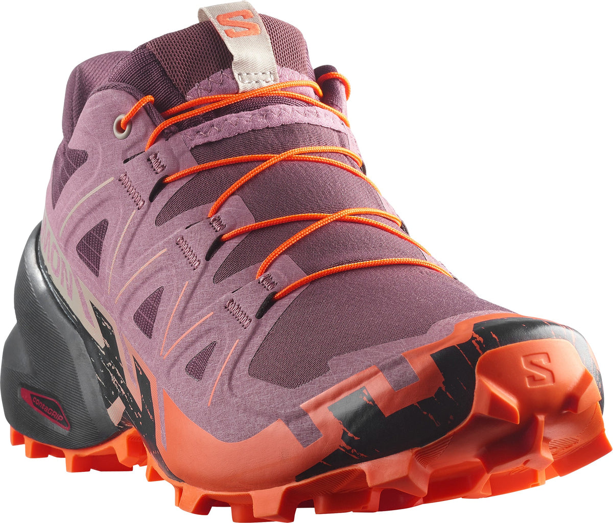 Salomon Women's Speedcross 6 Trail Running Shoes - Pink