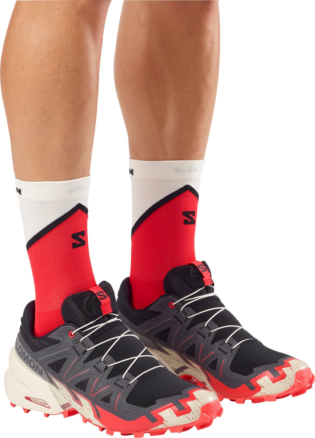 Salomon Men's Speedcross 6 Trail Running Shoes - Black