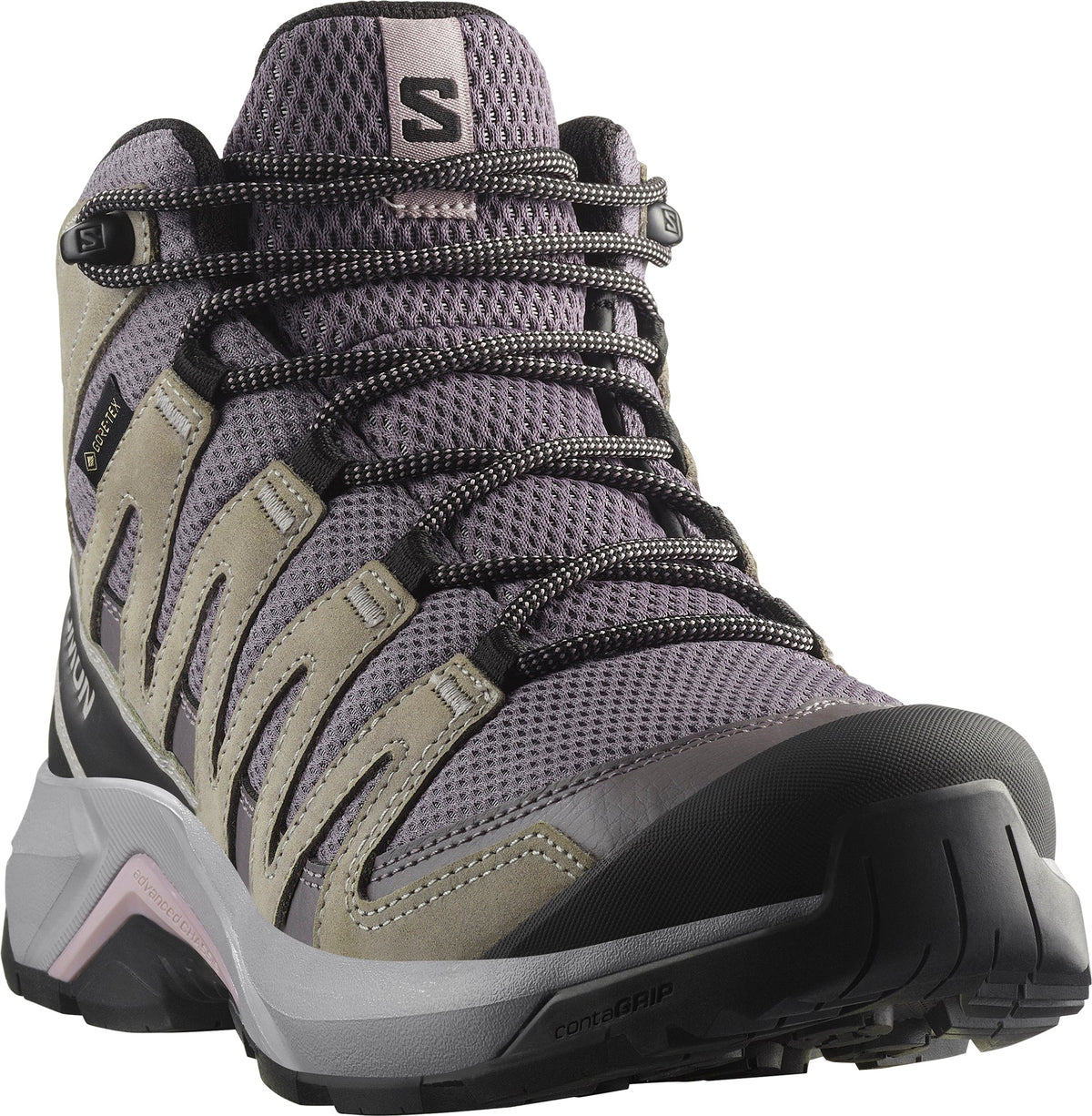 Salomon Women's X-Adventure Recon Mid GORE-TEX Walking Shoes - Grey