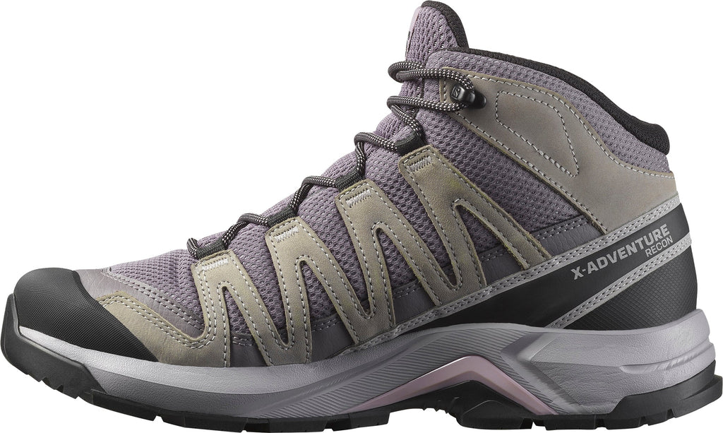 Salomon Women's X-Adventure Recon Mid GORE-TEX Walking Shoes - Grey