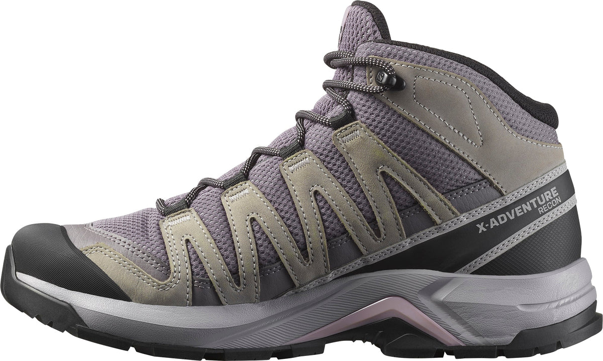 Salomon Women's X-Adventure Recon Mid GORE-TEX Walking Shoes - Grey