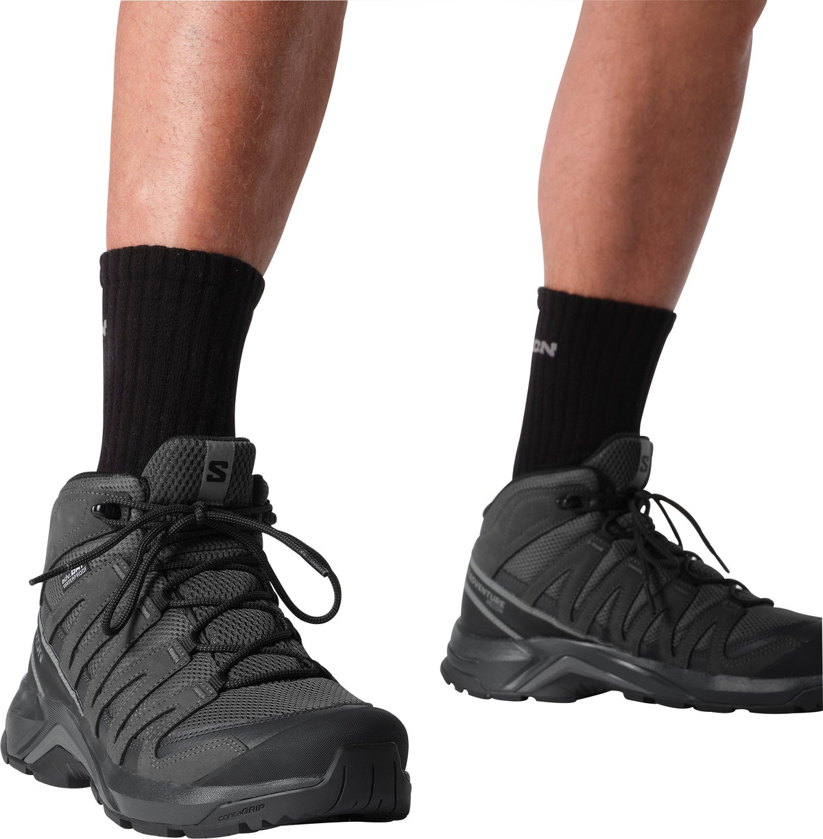 Salomon Men's X-Adventure Recon Mid GORE-TEX Walking Shoes - Black