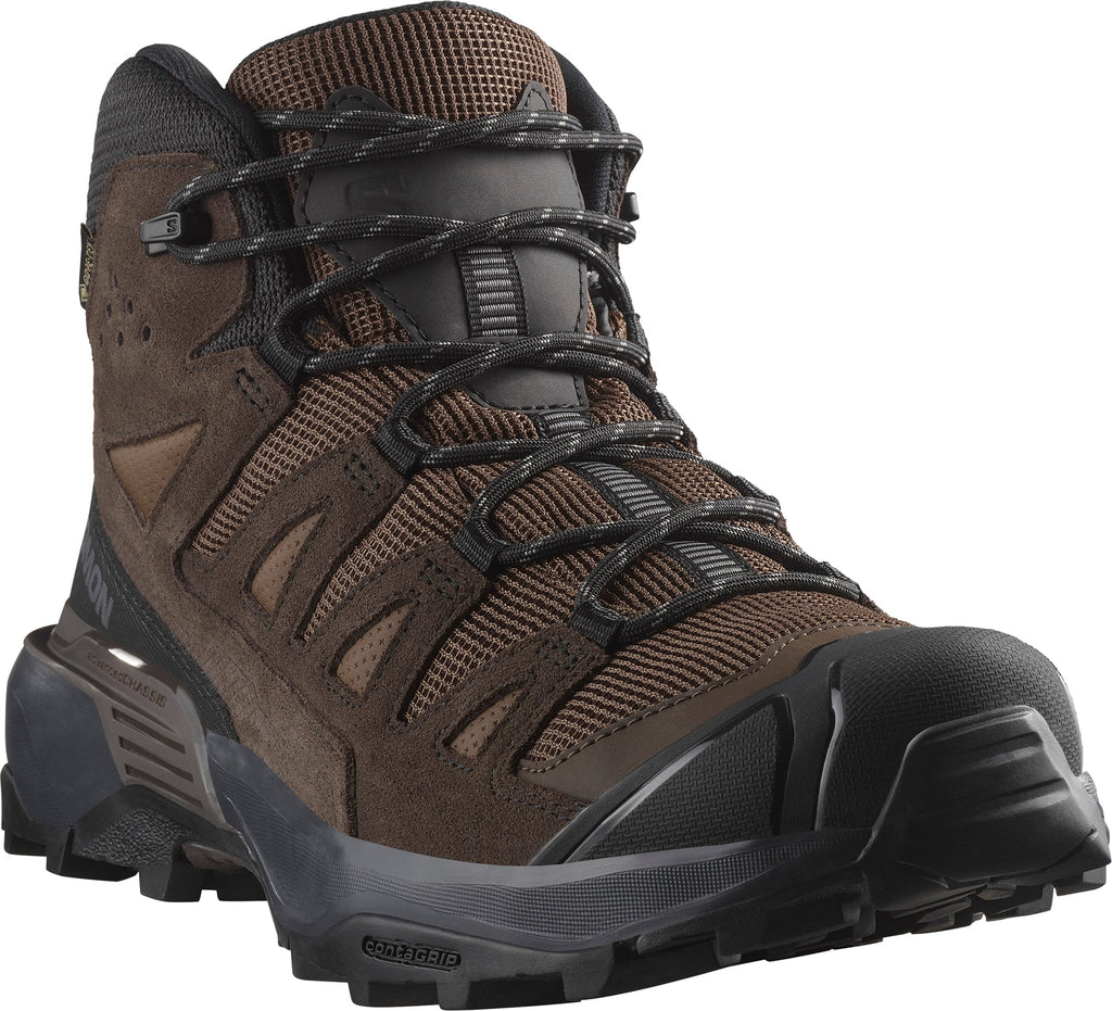 Salomon Men's X Ultra 360 Leather Mid GORE-TEX Walking Boots - Brown