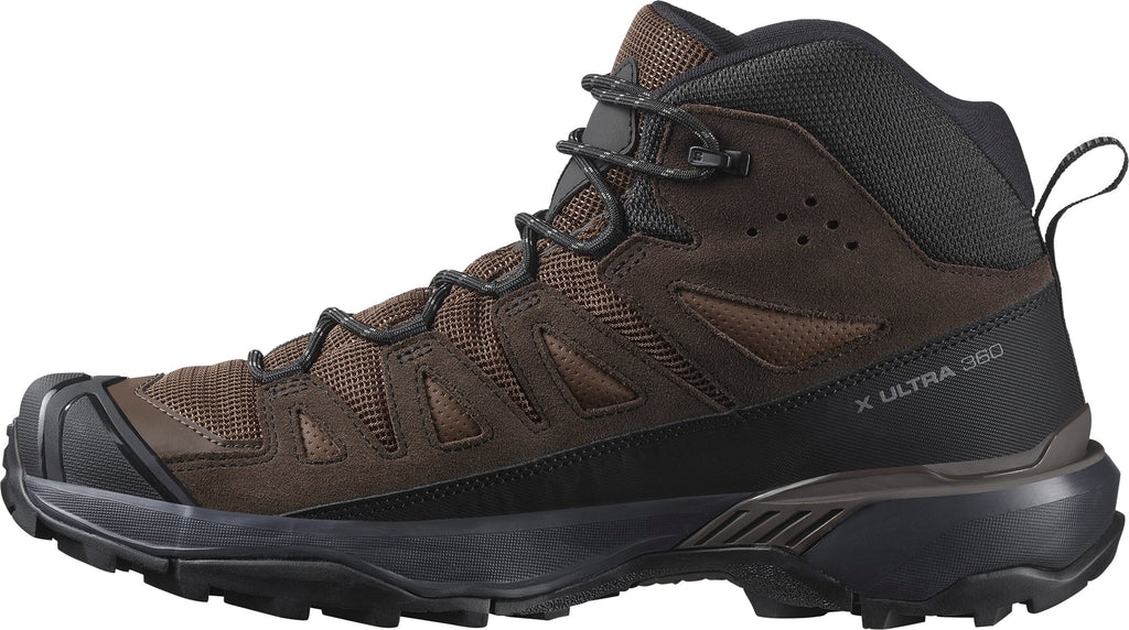 Salomon Men's X Ultra 360 Leather Mid GORE-TEX Walking Boots - Brown