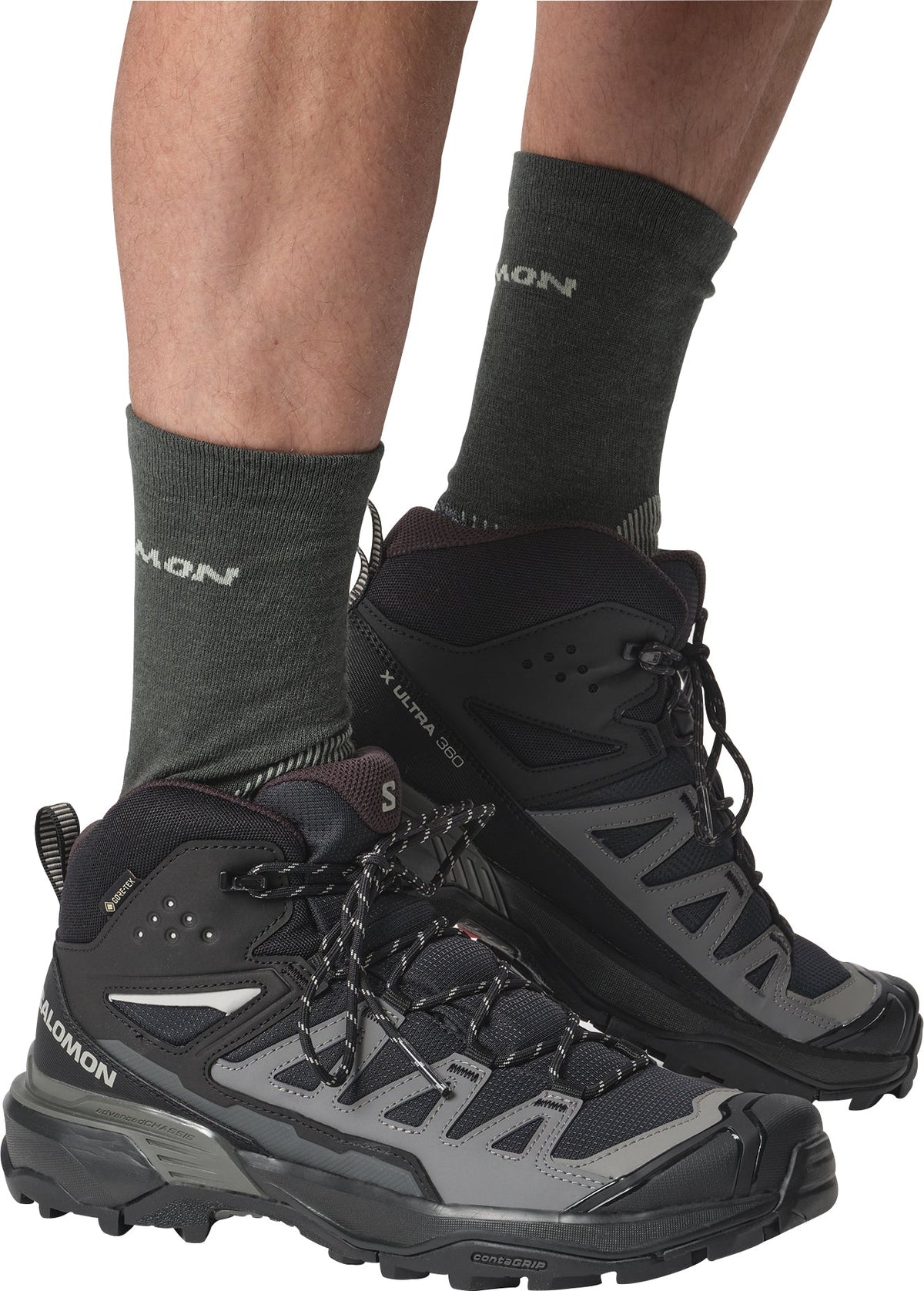 Salomon Men's X Ultra 360 Mid GORE-TEX Walking Boots - Black