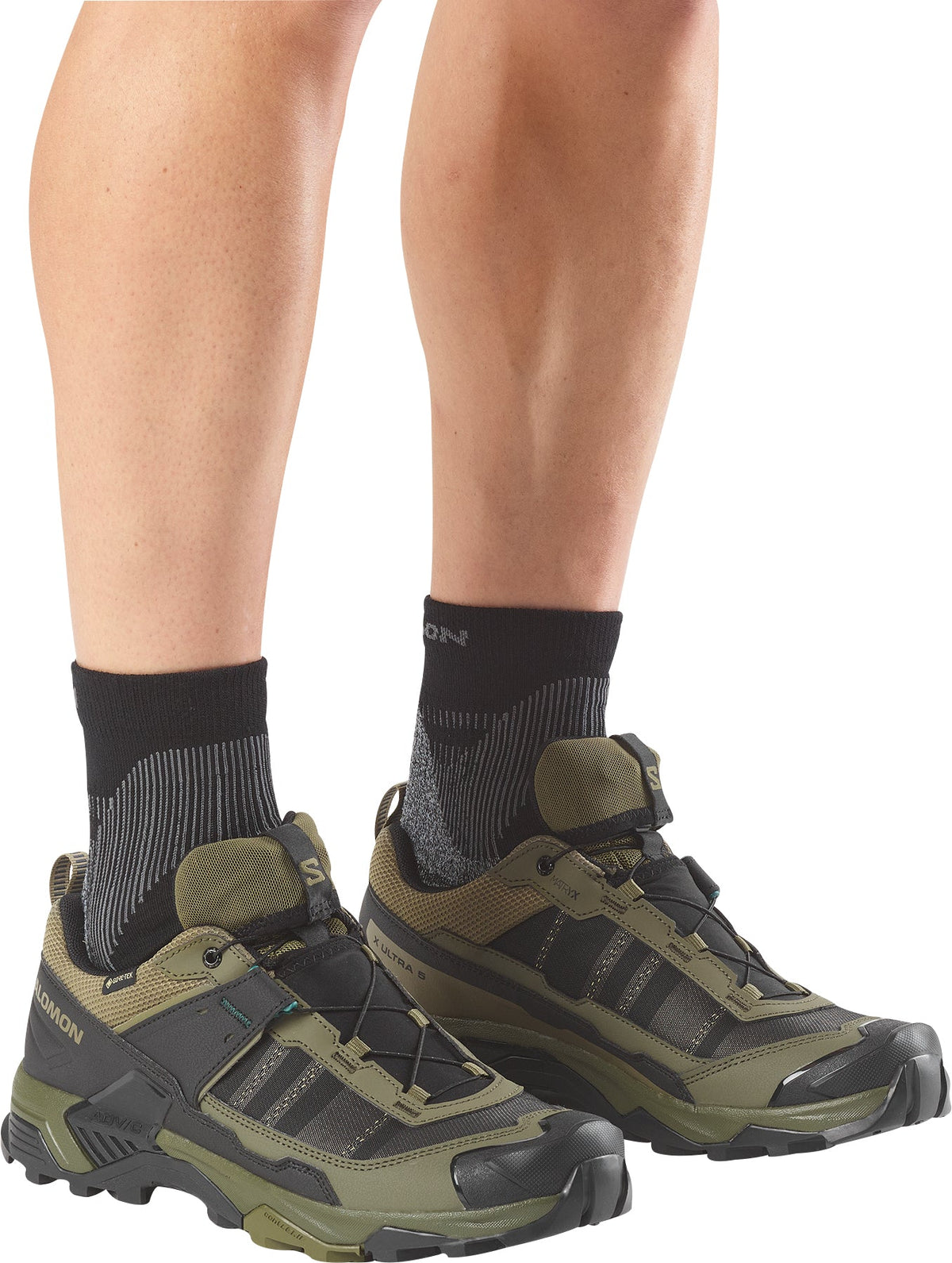 Salomon Men's X Ultra 5 GORE-TEX Walking Shoes - Green