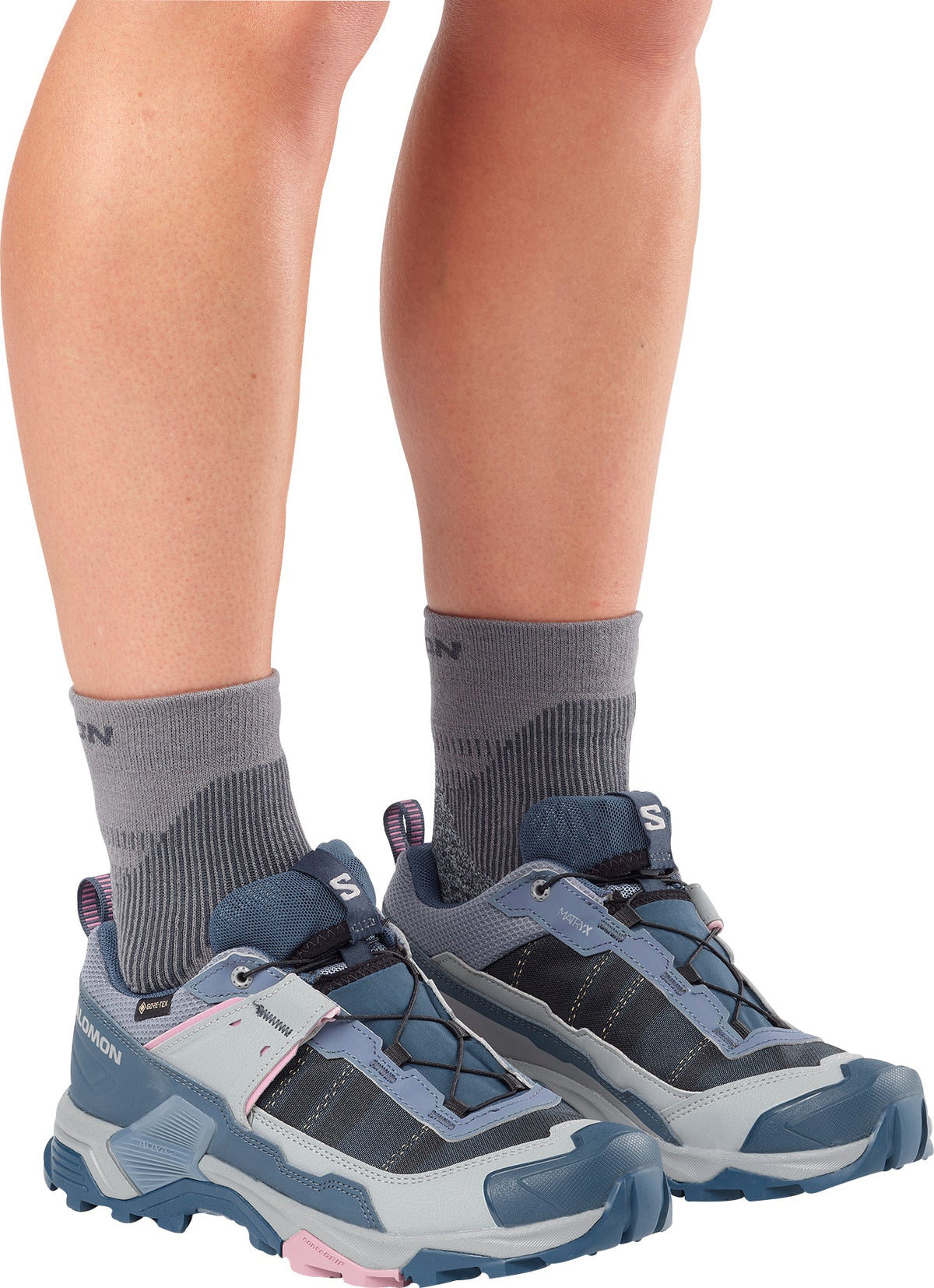 Salomon Women's X Ultra 5 GORE-TEX Walking Shoes - Blue