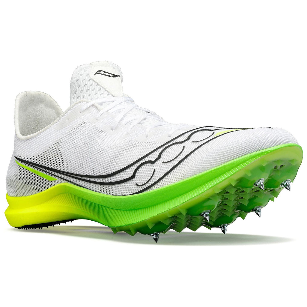 Saucony Men's Endorphin Cheetah Running Spikes - White