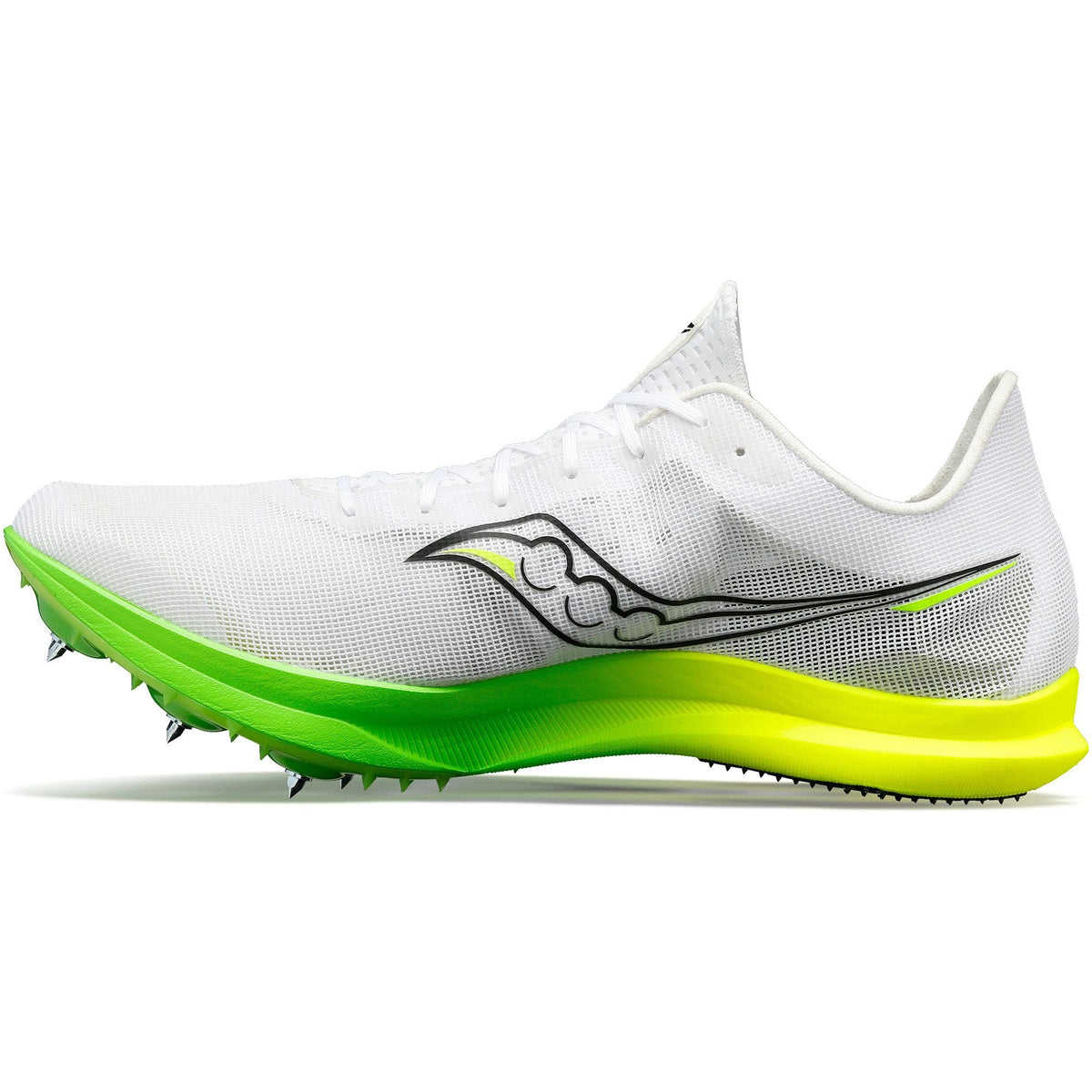 Saucony Men's Endorphin Cheetah Running Spikes - White