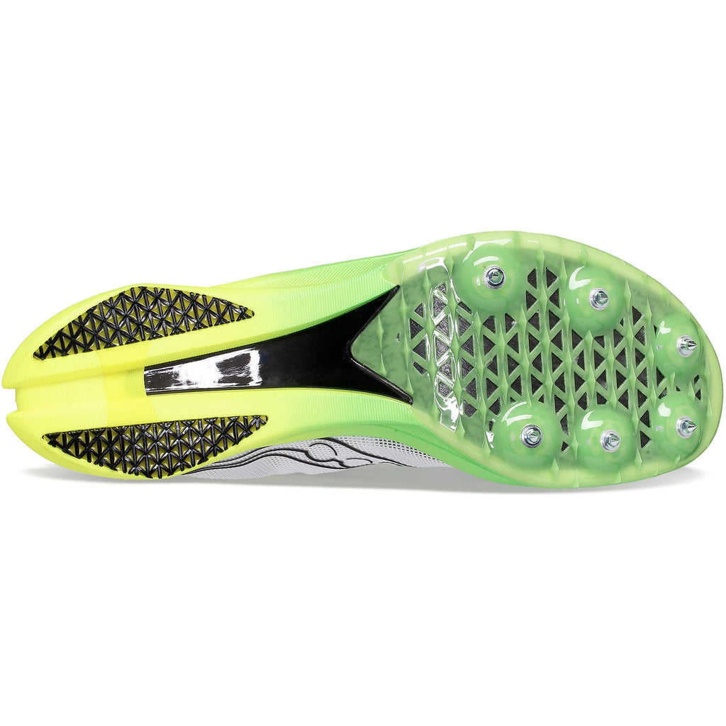 Saucony Men's Endorphin Cheetah Running Spikes - White