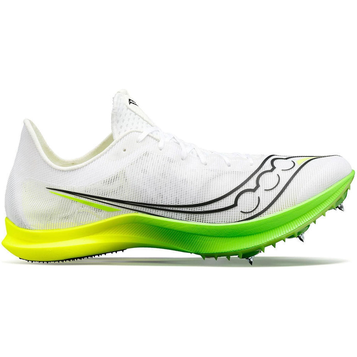 Saucony Men's Endorphin Cheetah Running Spikes - White