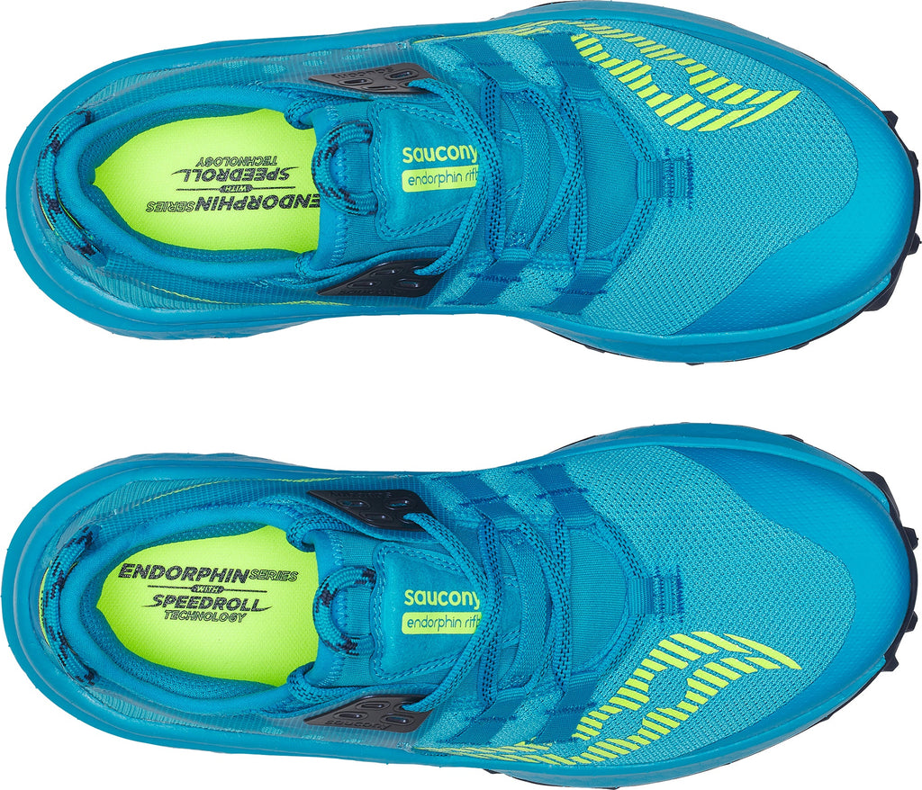 Saucony Women's Endorphin Rift Trail Running Shoes - Blue