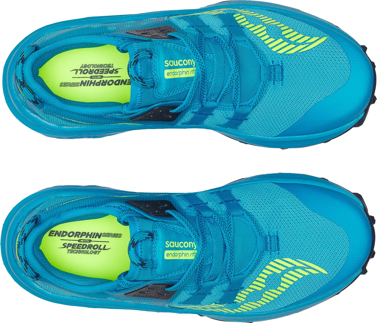 Saucony Women's Endorphin Rift Trail Running Shoes - Blue