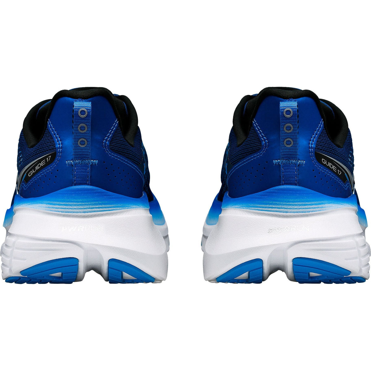 Saucony Men's Guide 17 Wide Fit Running Shoes - Navy