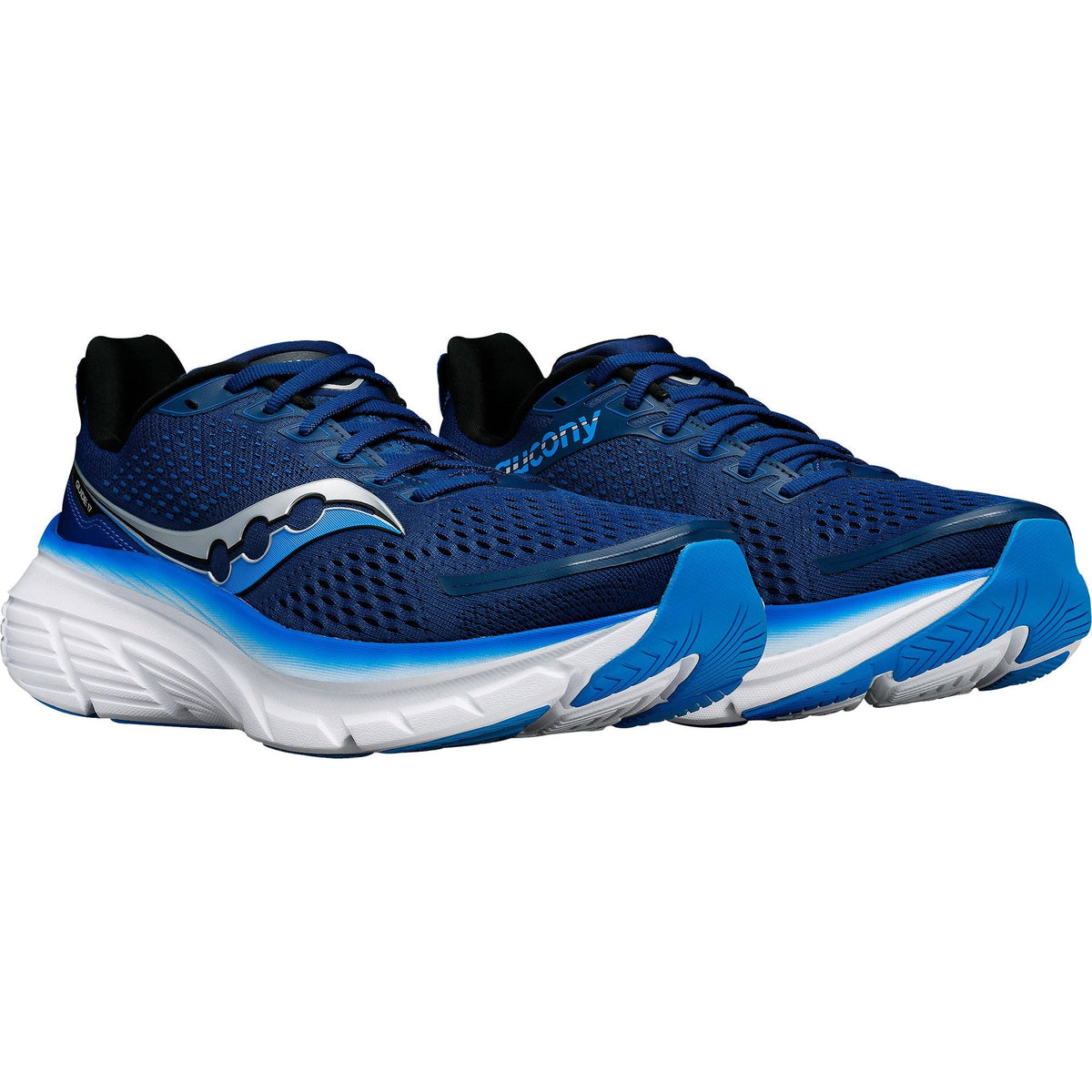 Saucony Men's Guide 17 Wide Fit Running Shoes - Navy