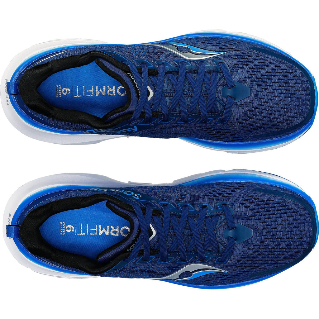Saucony Men's Guide 17 Wide Fit Running Shoes - Navy