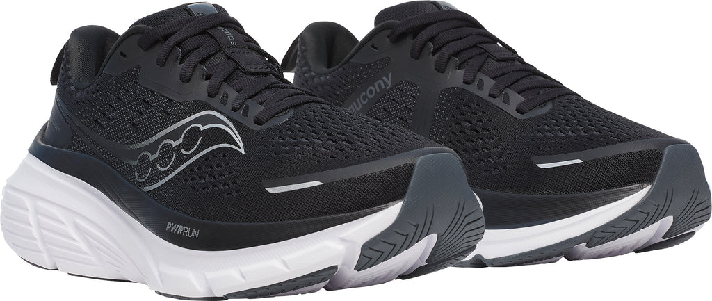 Saucony Women's Guide 18 Wide Fit Running Shoes - Black
