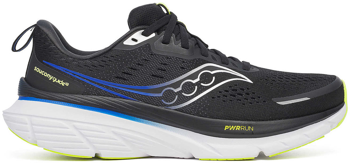 Saucony Men's Guide 18 Running Shoes - Black