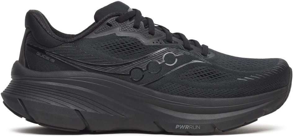 Saucony Men's Guide 19 Running Shoes - Black