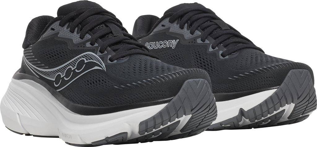 Saucony Women's Guide 19 Wide Fit Running Shoes - Black