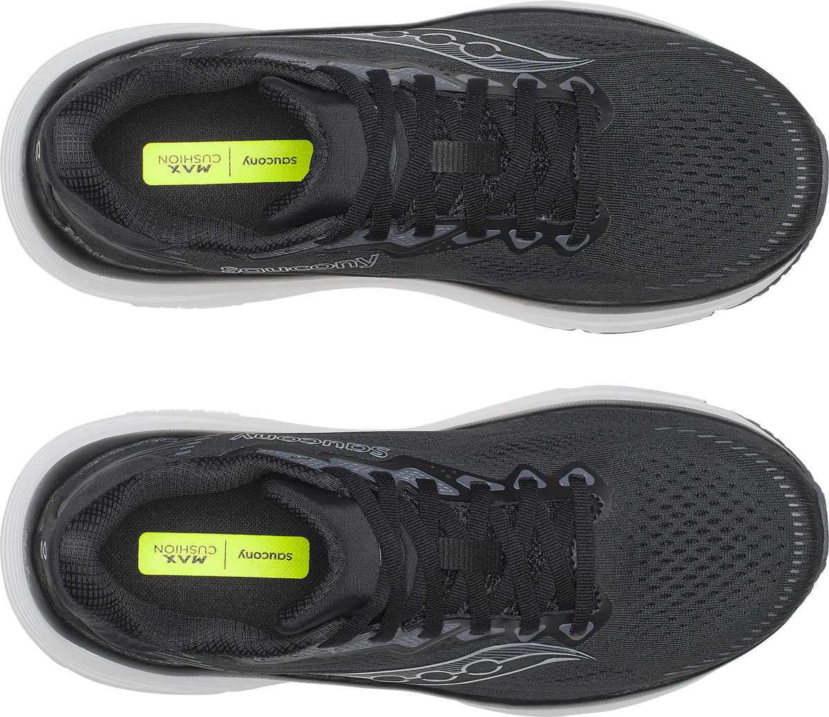 Saucony Women's Guide 19 Wide Fit Running Shoes - Black