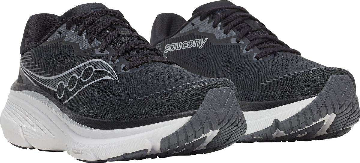 Saucony Men's Guide 19 Wide Fit Running Shoes - Black