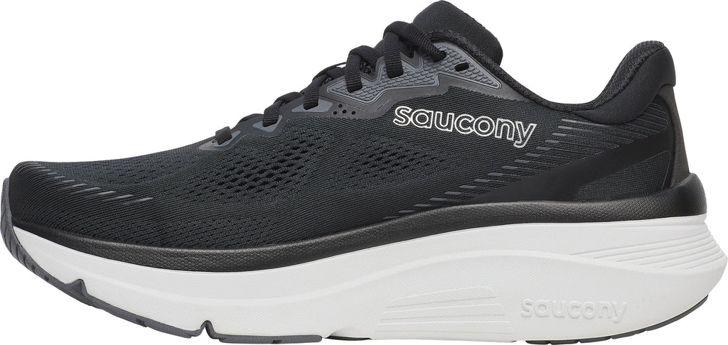 Saucony Men's Guide 19 Wide Fit Running Shoes - Black