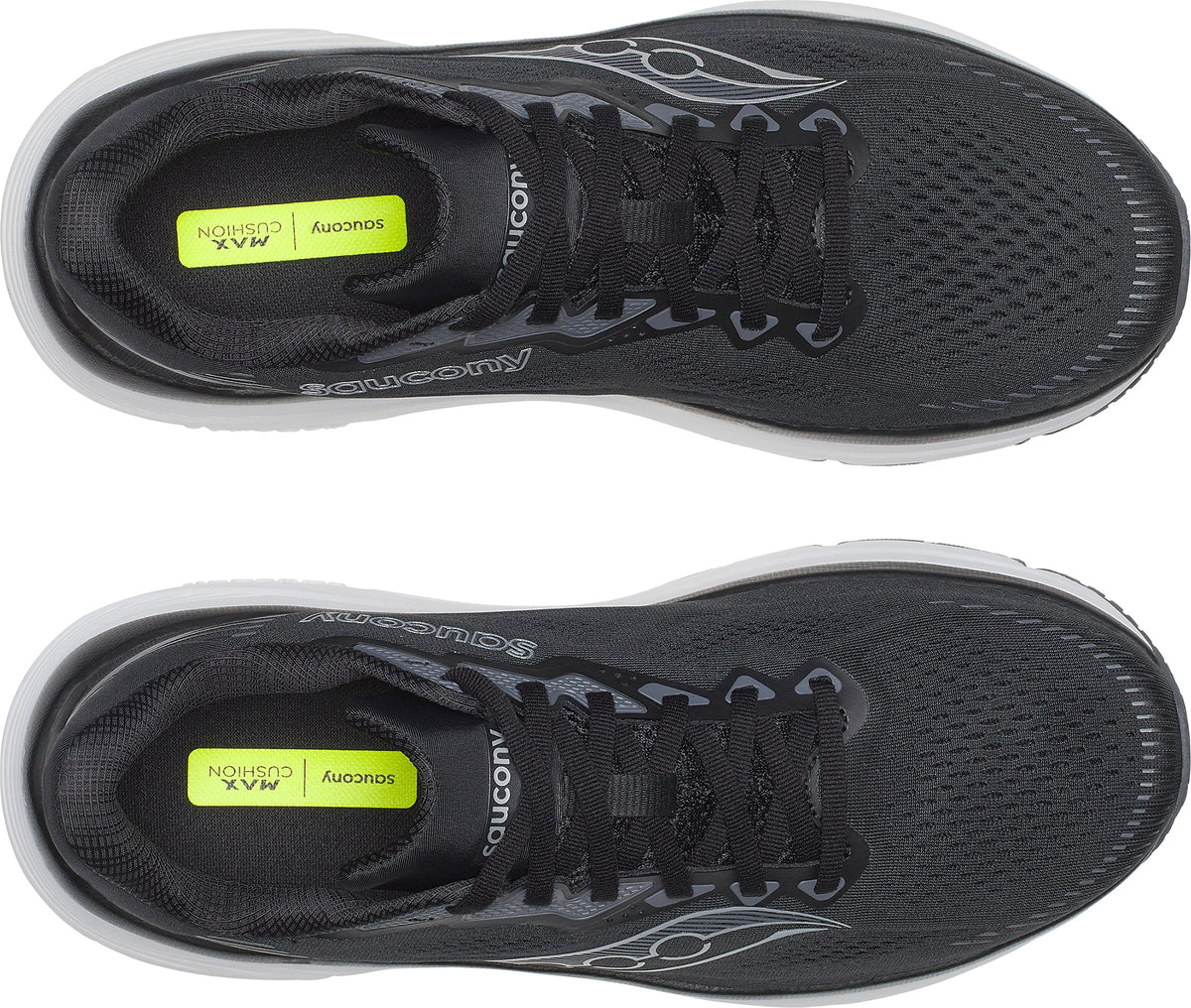 Saucony Men's Guide 19 Wide Fit Running Shoes - Black