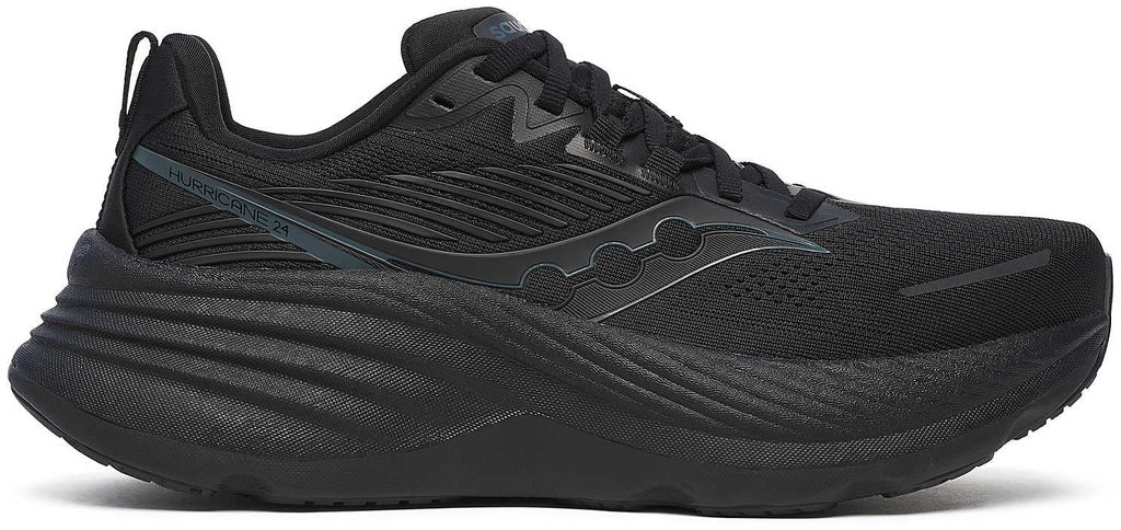 Saucony Women's Hurricane 24 Running Shoes - Black