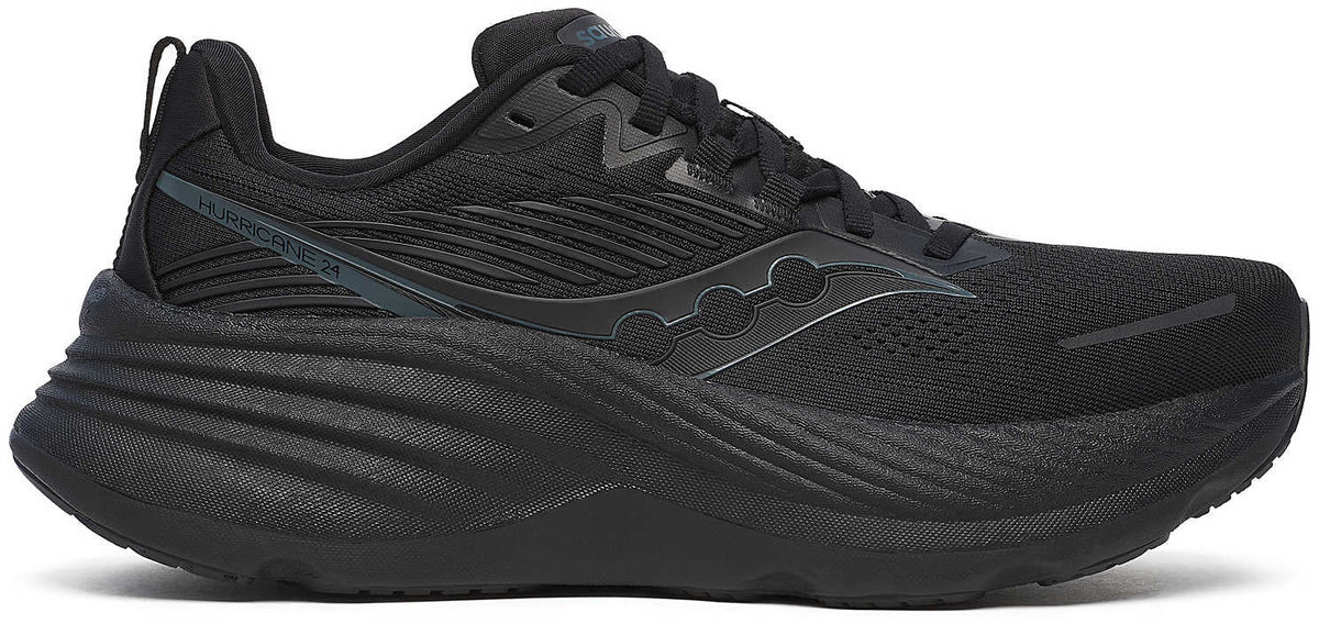 Saucony Women's Hurricane 24 Running Shoes - Black