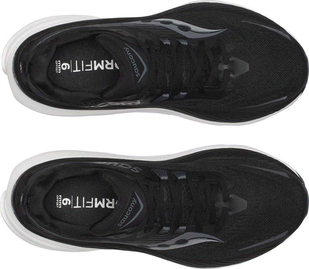 Saucony Men's Hurricane 24 Running Shoes - Black